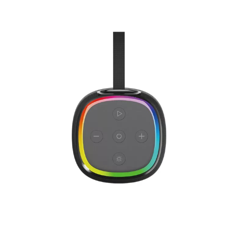Coluna Portátil Gembird 10W Led Preta