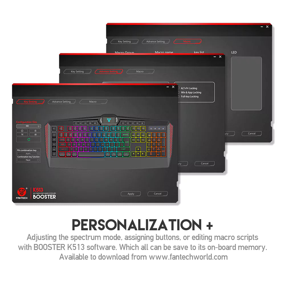 Teclado Fantech Booster K513 RGB (PT)