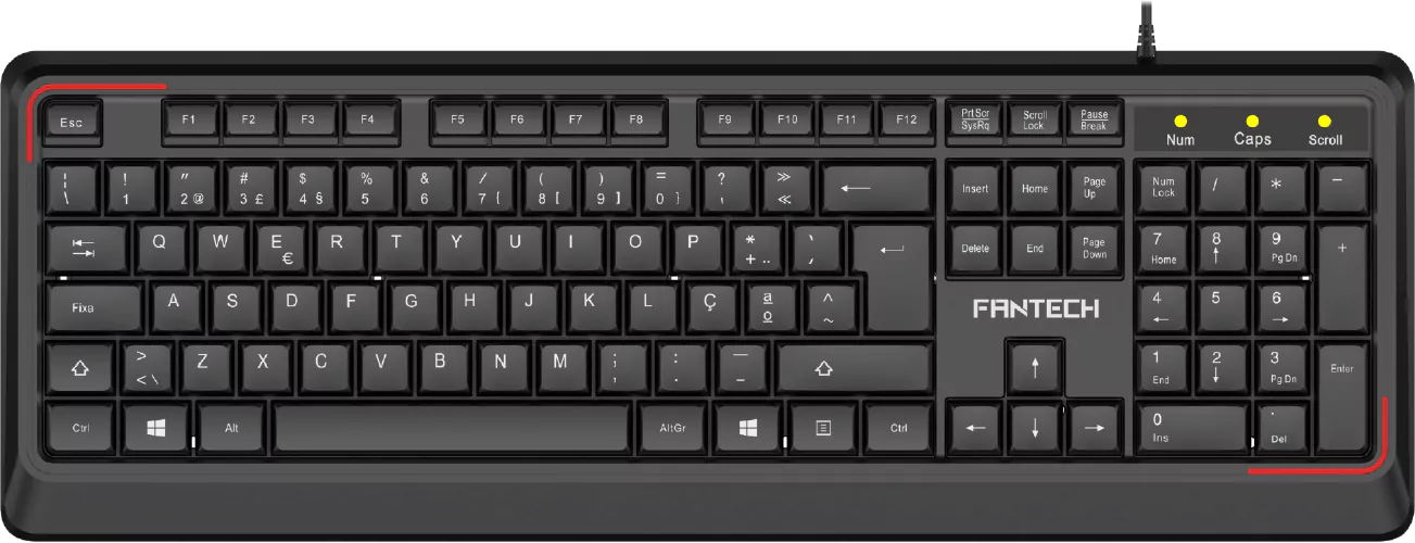 Teclado Fantech Business Premium K134 Preto
