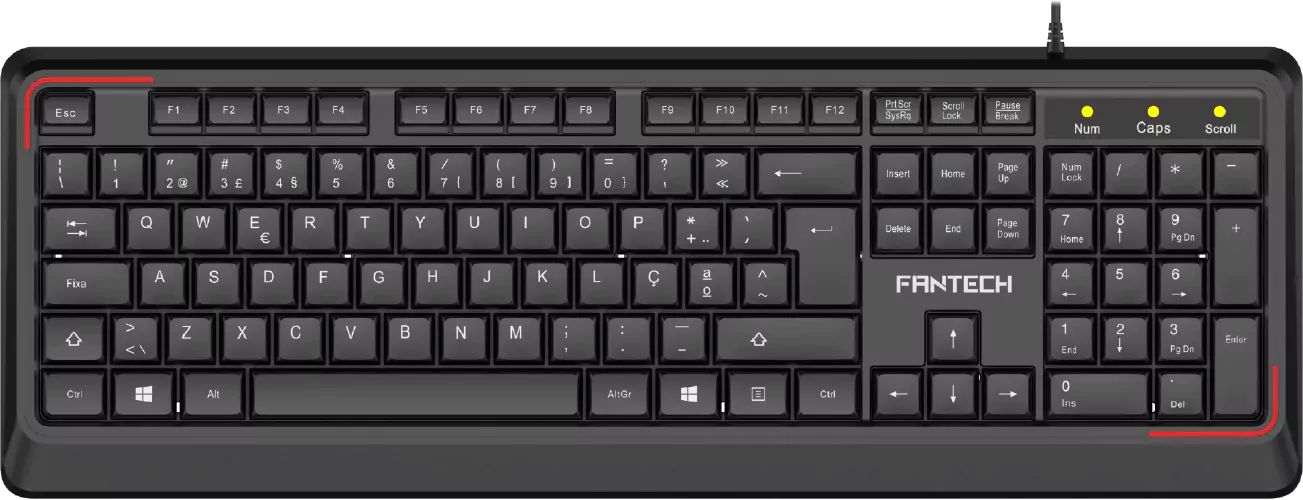 Combo Teclado + Rato Fantech Premium KM606 Preto