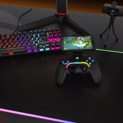 Gamepad Krom Kayros RGB para PC/Switch/Android Sem fios