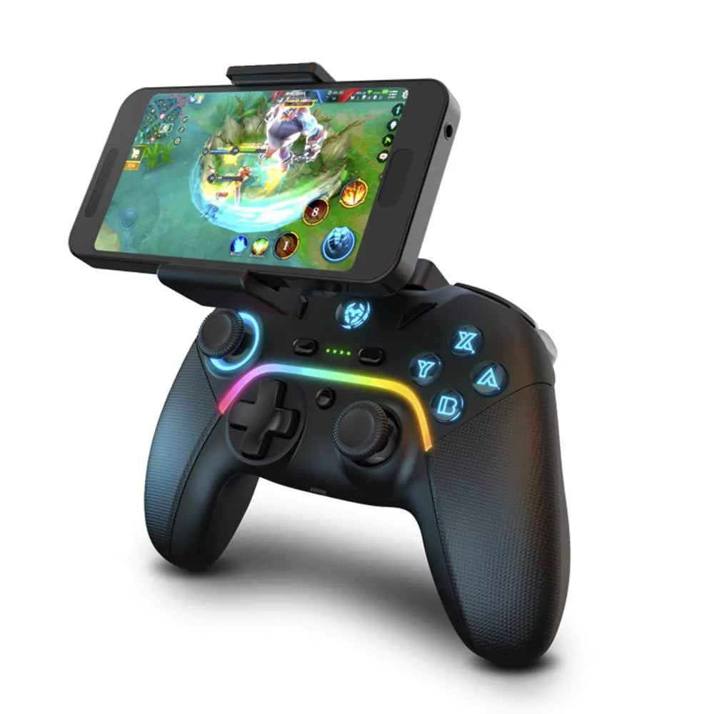 Gamepad Krom Kayros RGB para PC/Switch/Android Sem fios