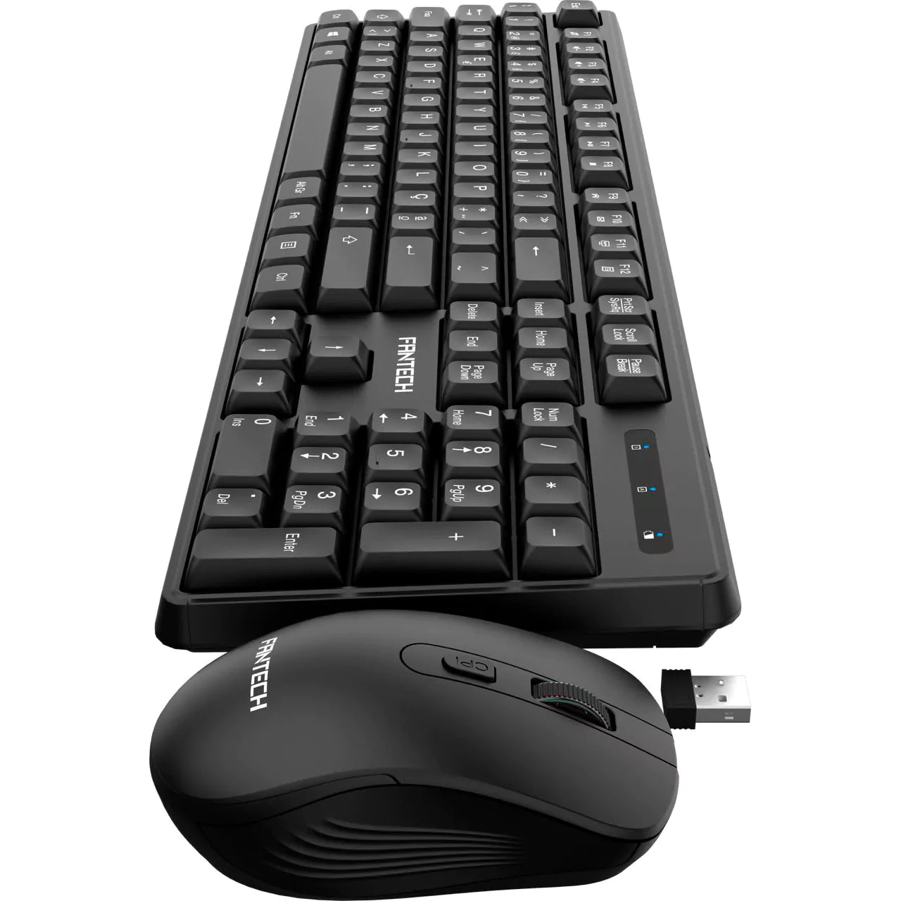 Combo s/ Fios Teclado + Rato Fantech Business KMW603 Preto