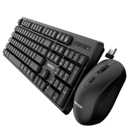 Combo s/ Fios Teclado + Rato Fantech Business KMW603 Preto