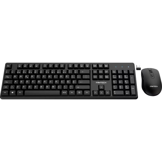 Combo s/ Fios Teclado + Rato Fantech Business KMW603 Preto