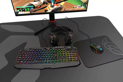 Teclado + Rato + Headset + Tapete Krom Kritic RGB Rainbow Gaming Kit