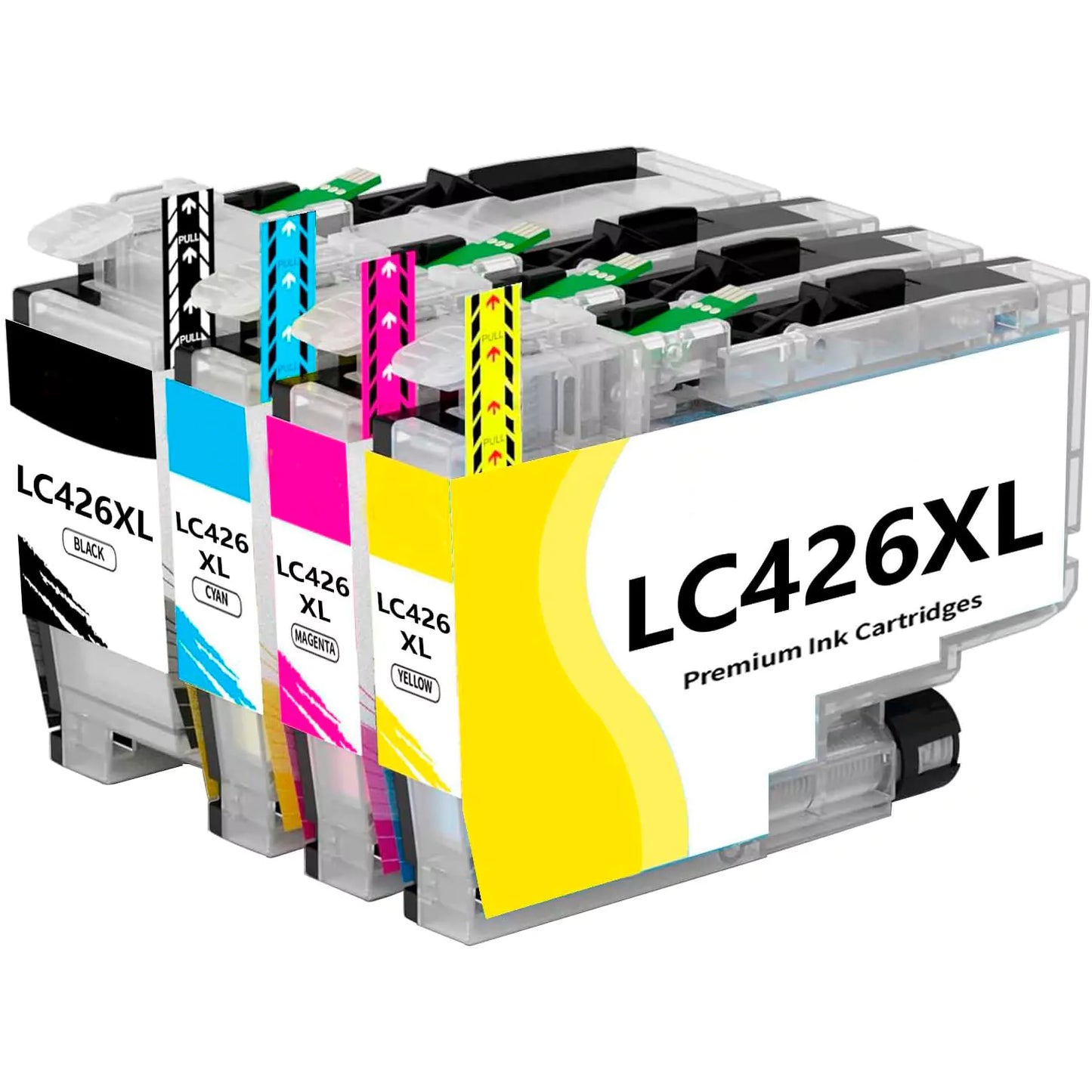 Conjunto 4 Tinteiros Compatíveis Brother LC426 XL