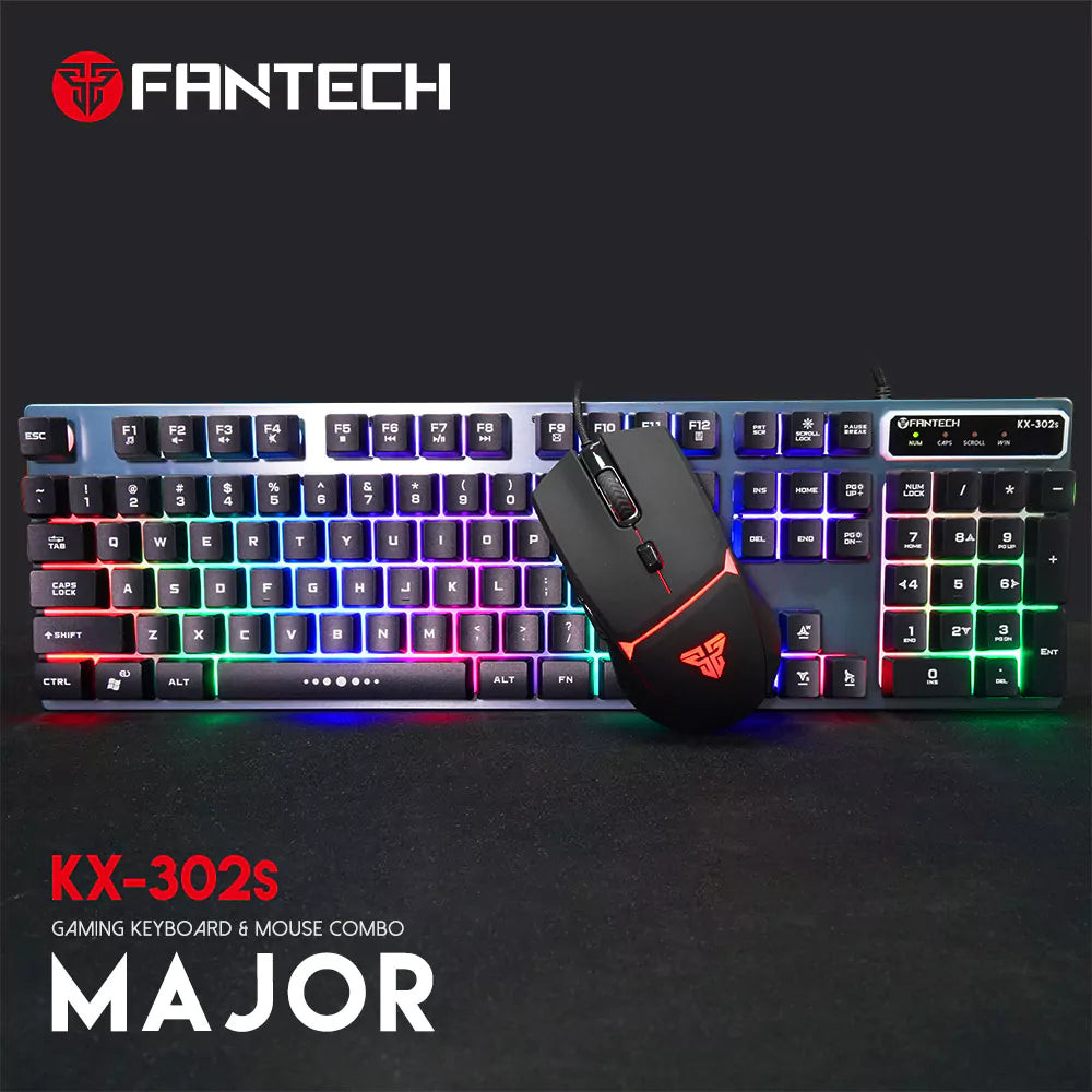 Teclado + Rato Fantech Major KX-302s (PT)