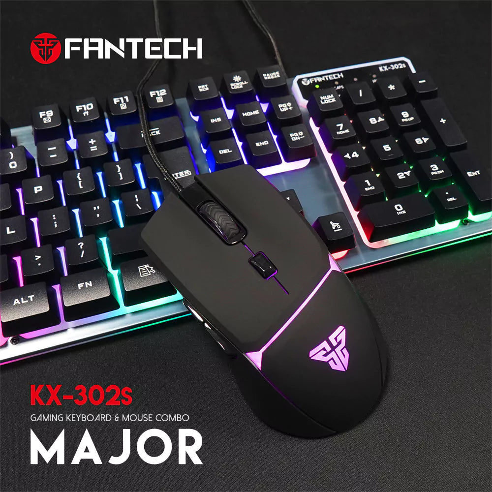 Teclado + Rato Fantech Major KX-302s (PT)