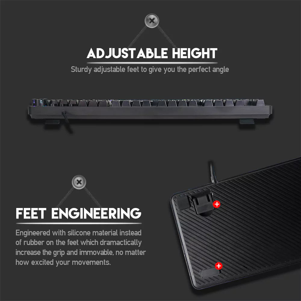 Teclado Mecânico Fantech Max Core MK852 (PT)