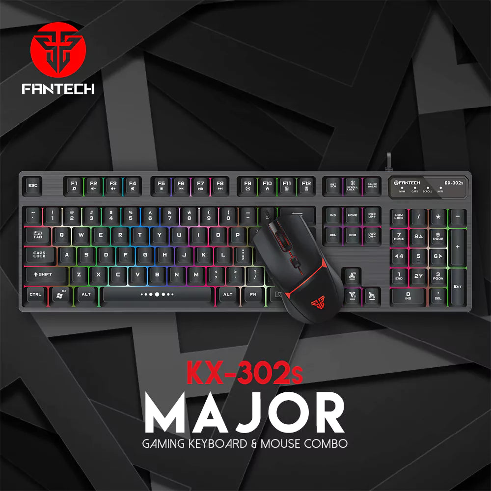 Teclado + Rato Fantech Major KX-302s (PT)