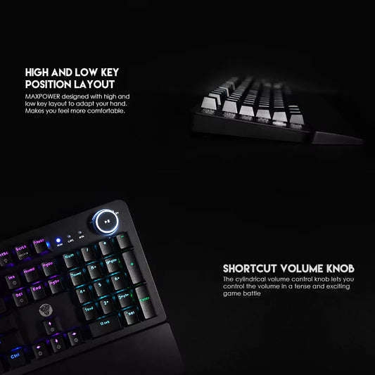 Teclado Mecânico Fantech MAXPOWER MK853 RGB (PT)