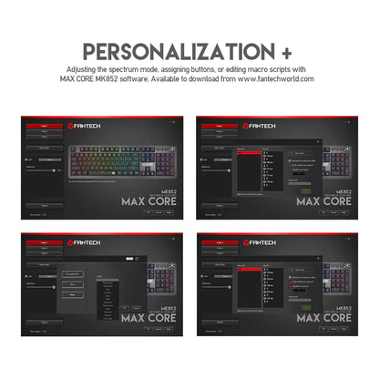 Teclado Mecânico Fantech Max Core MK852 (PT)
