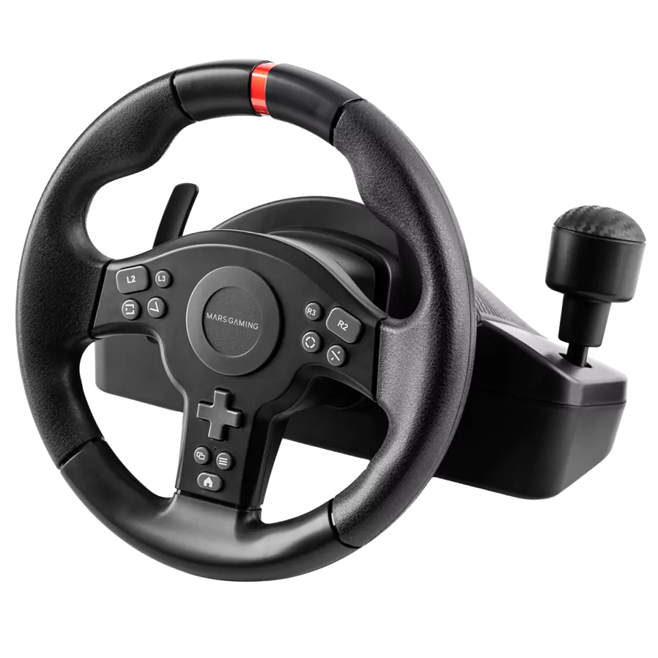 Volante Mars Gaming MWH-RSXONE Racing Wheel PC/PS4/Xbox Series X/S Preto
