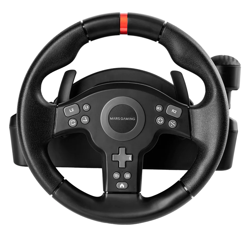 Volante Mars Gaming MWH-RSXONE Racing Wheel PC/PS4/Xbox Series X/S Preto
