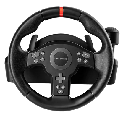 Volante Mars Gaming MWH-RSXONE Racing Wheel PC/PS4/Xbox Series X/S Preto