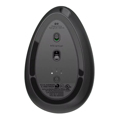 Rato Óptico Logitech MX Vertical Advanced Ergonomic Wireless 4000DPI Preto