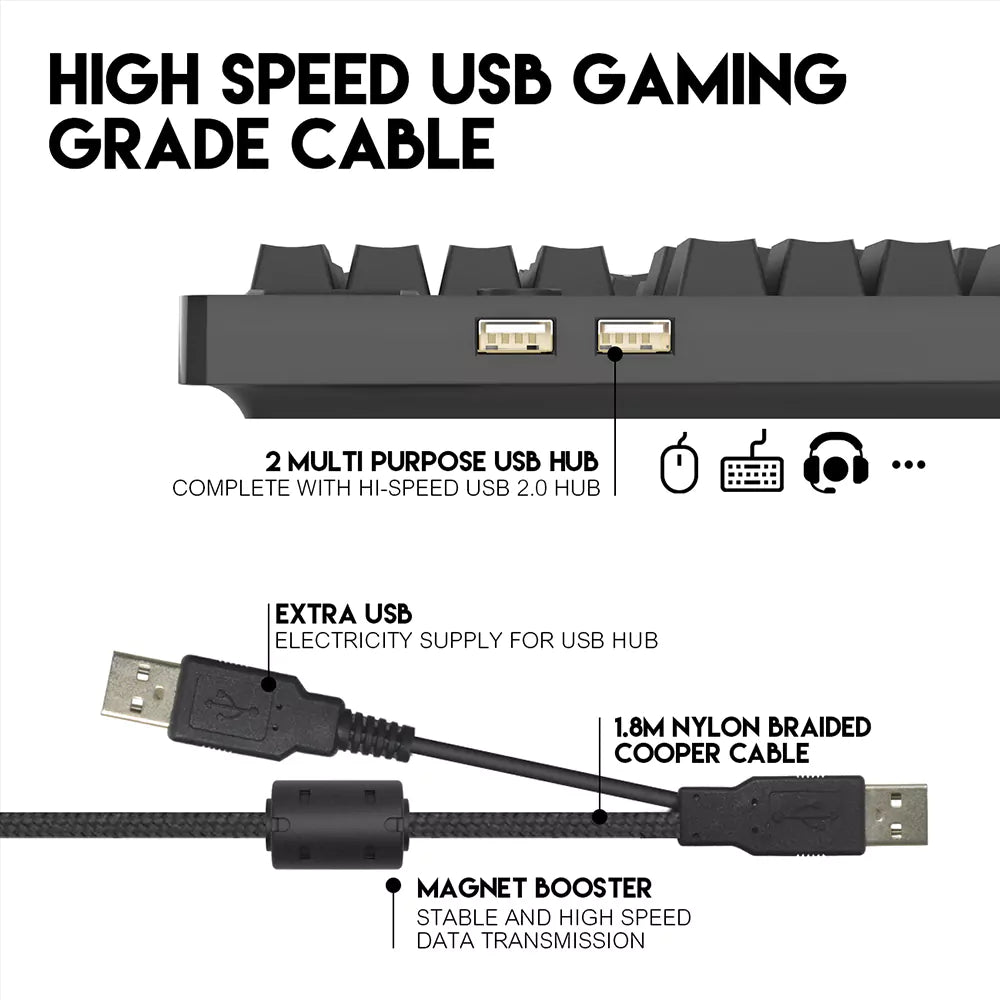 Teclado Mecânico Fantech Max Pro MK851 RGB (PT)