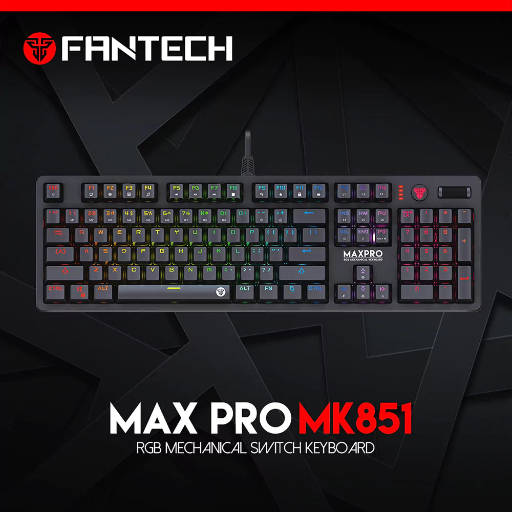 Teclado Mecânico Fantech Max Pro MK851 RGB (PT)