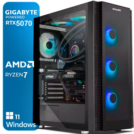 Computador Gaming AMD Ryzen 7 5800XT, 32GB, RTX5070, 1TB