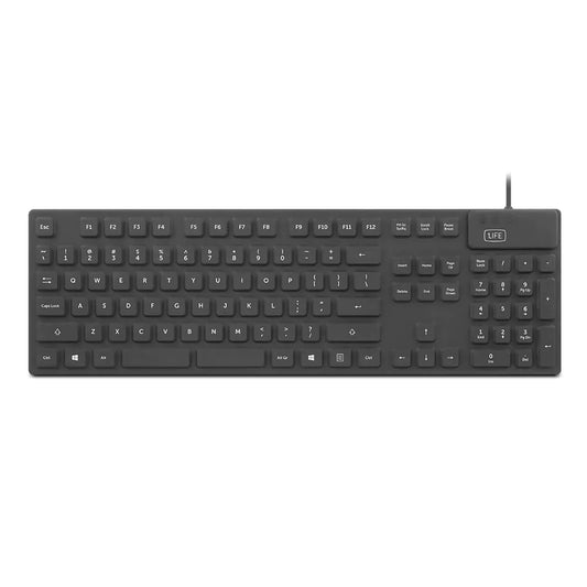 Teclado 1Life kb:cleanboard Silicone Preto