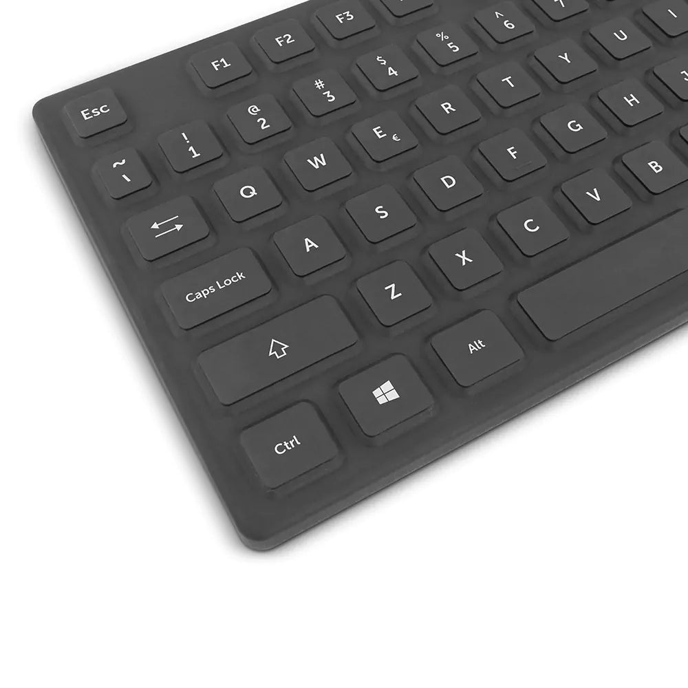 Teclado 1Life kb:cleanboard Silicone Preto