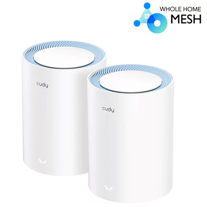 Sistema Mesh Cudy M1200 AC1200 Dual-Band WiFi 5 Mesh Gigabit Pack-2