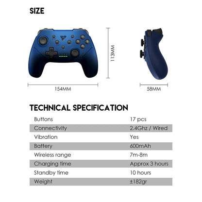 Gamepad Fantech Shooter II WGP13 Wireless