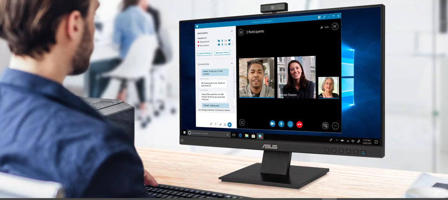 Monitor Asus BE24EQK Business IPS 24" FHD 16:9 WebCam