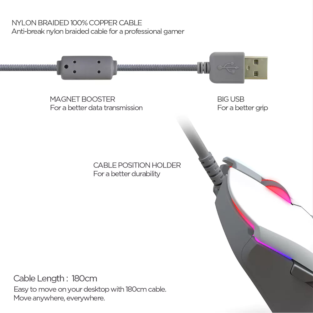 Rato Fantech Blake X17 Space Edition - 10.000DPI