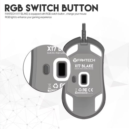 Rato Fantech Blake X17 Space Edition - 10.000DPI